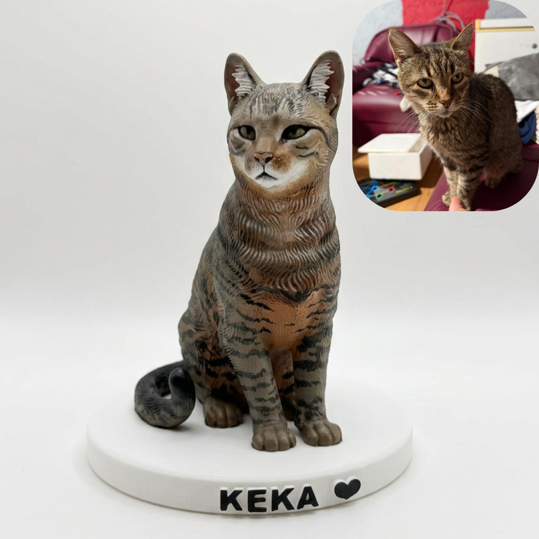 Mascota personalizada Gato 16cm