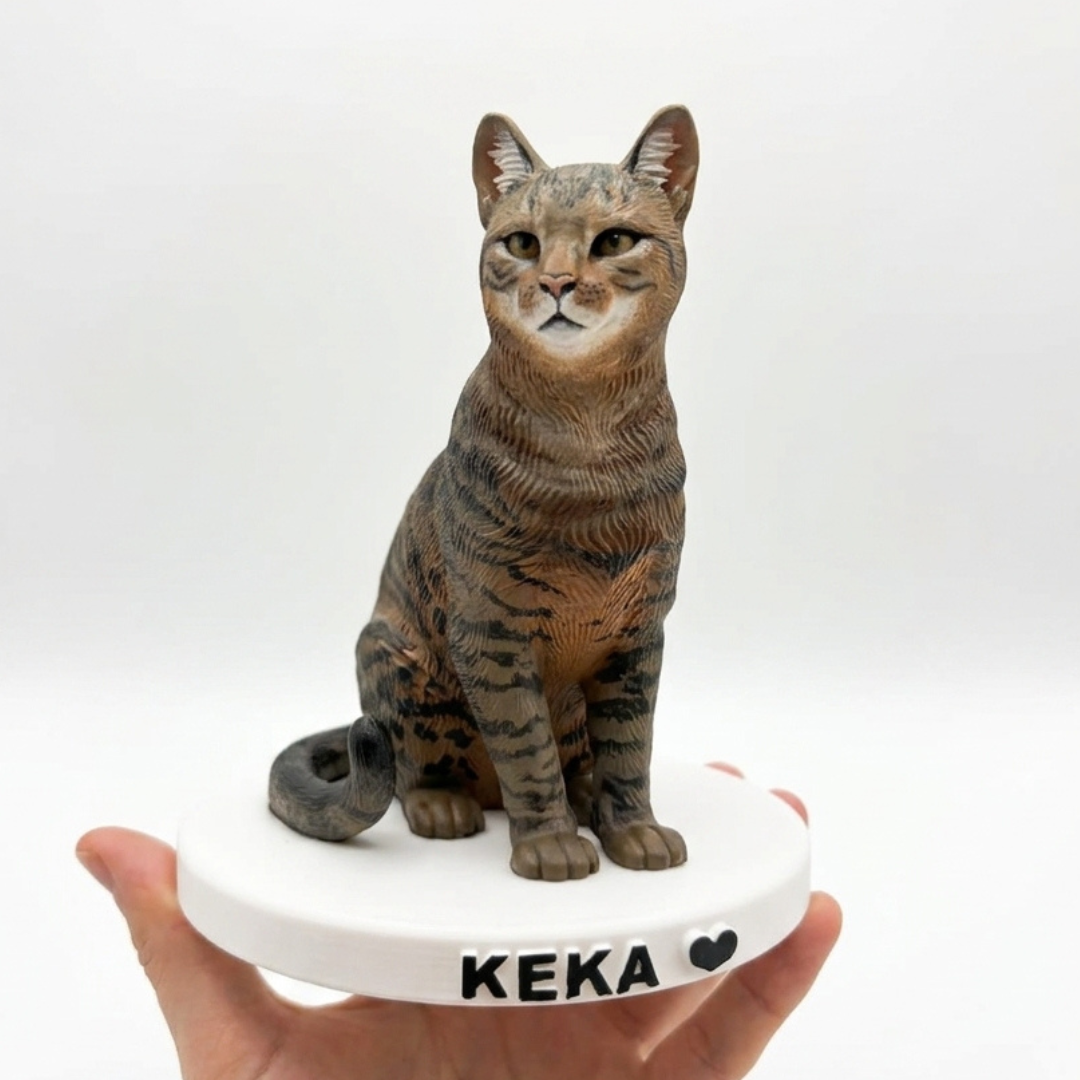 Mascota personalizada Gato 16cm